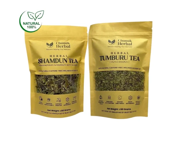 Chumik Herbal Duo- Featuring both Shamdun Tea and Tumburu Tea